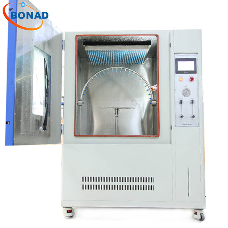 IPX1 to IPX4 Drip rain test and swing pipe waterproof test c